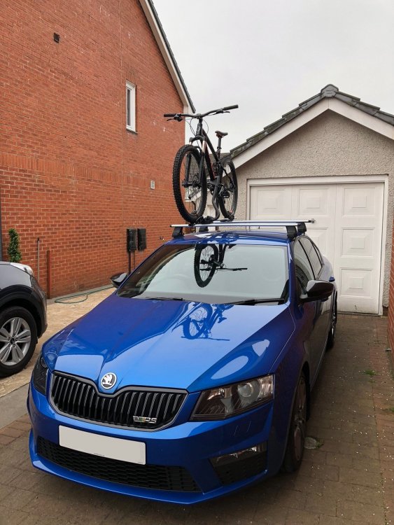 Roof rack for hatchback vRS Skoda Octavia Mk III (2013 2020) BRISKODA