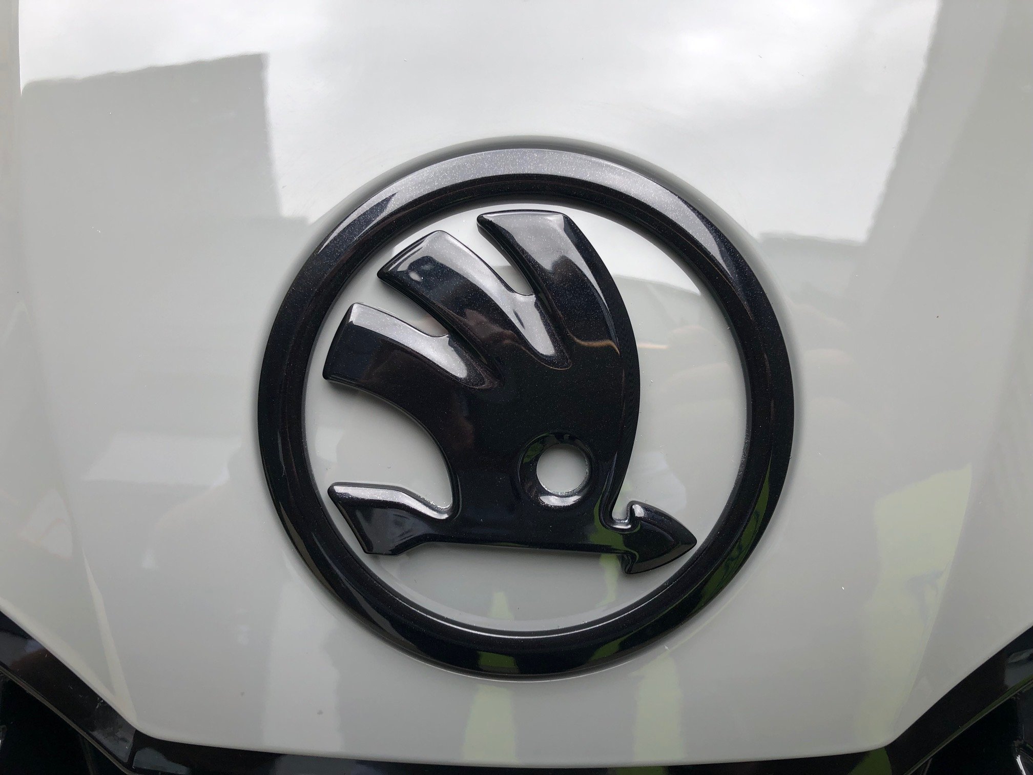 GENUINE SKODA FRONT EMBLEM BLACK