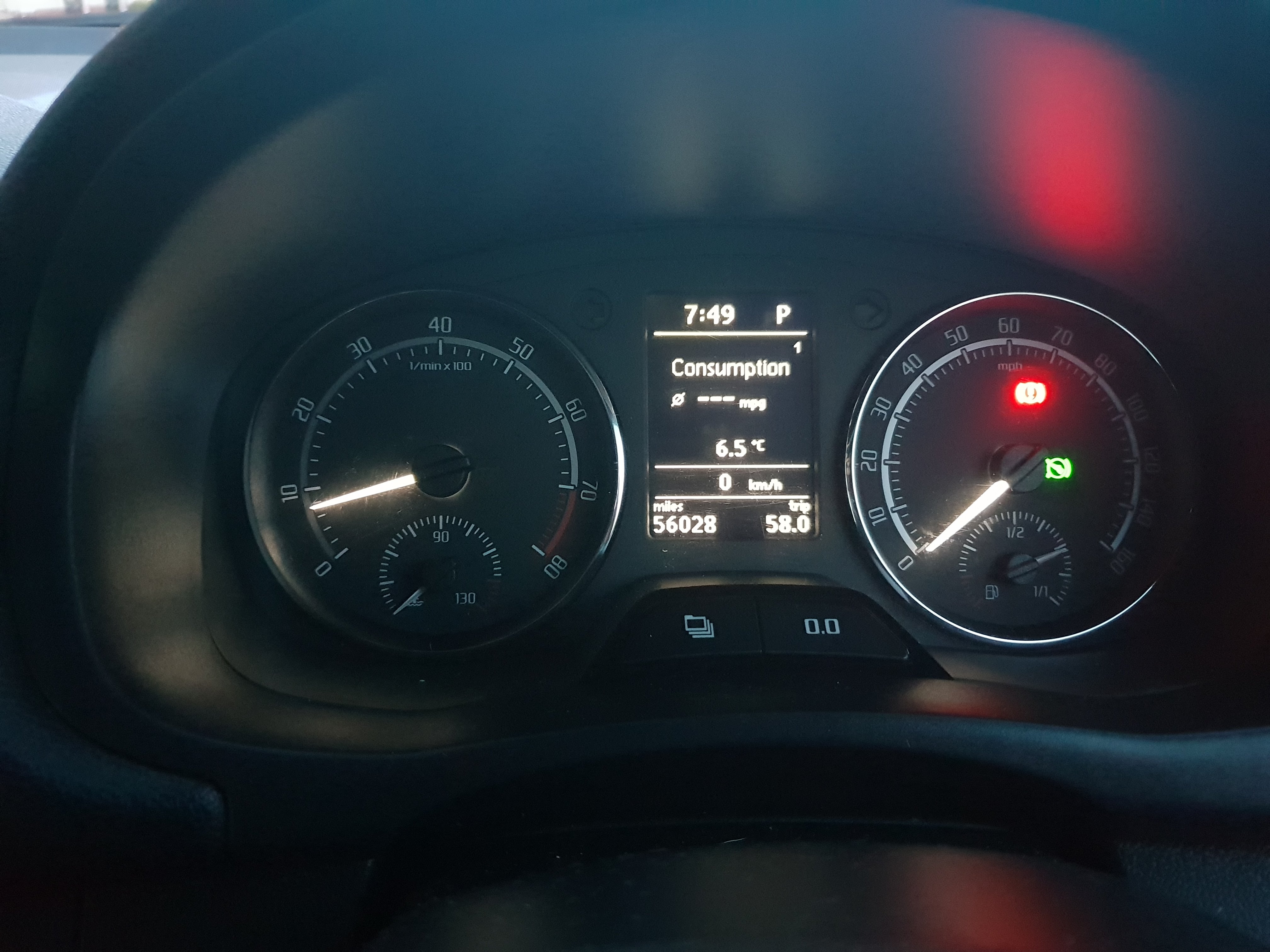 Fuel and temp gauges don't light Skoda Fabia Mk II (20072014) BRISKODA