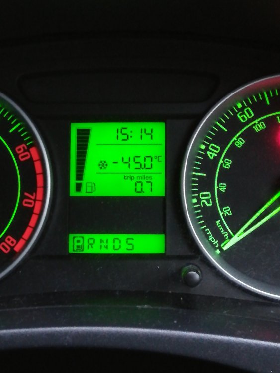 Octavia TDI outside temperature sensor location Skoda Octavia Mk II
