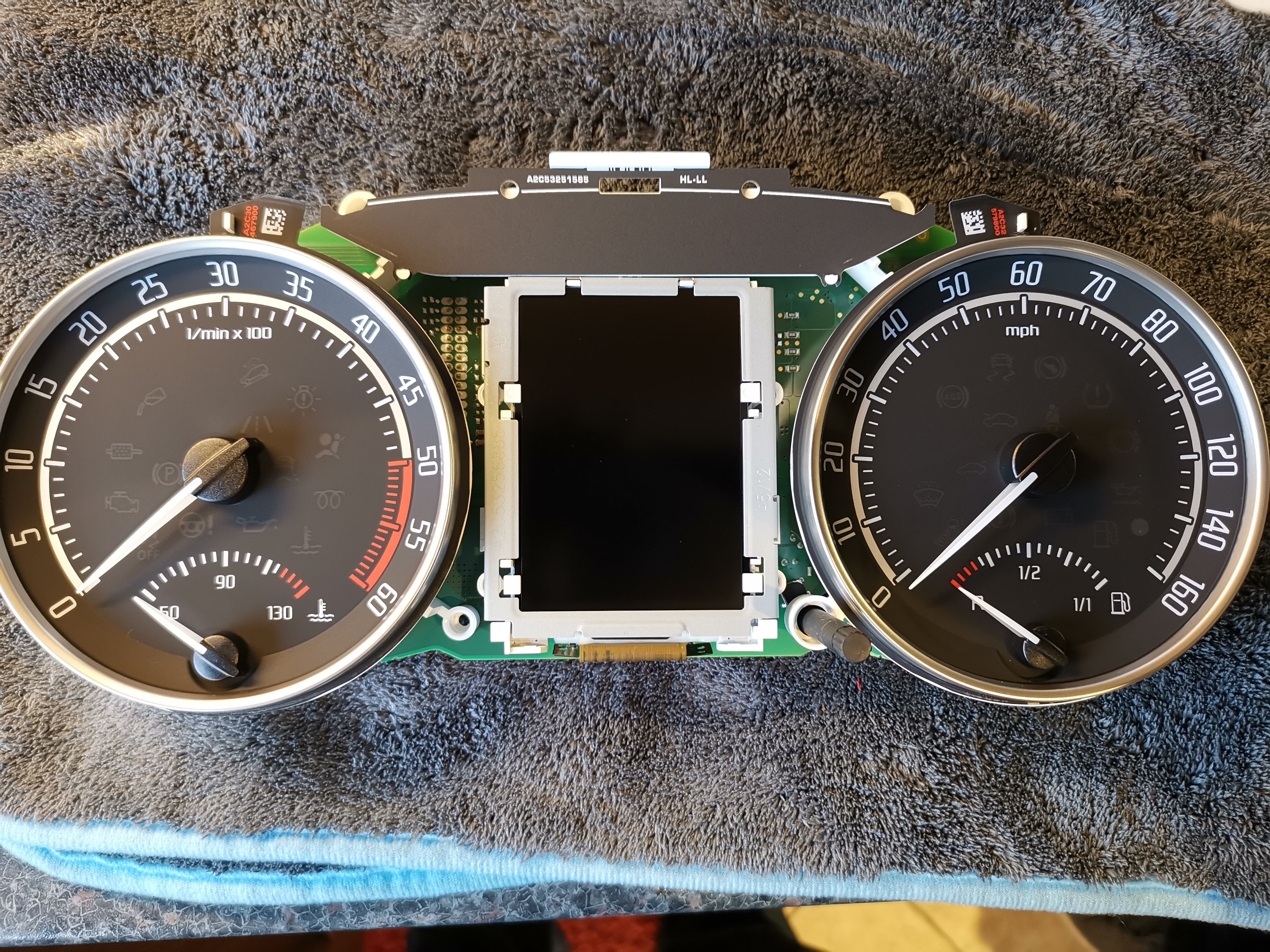 Dash led replacement mfd display Skoda Octavia Mk II (2004 2013