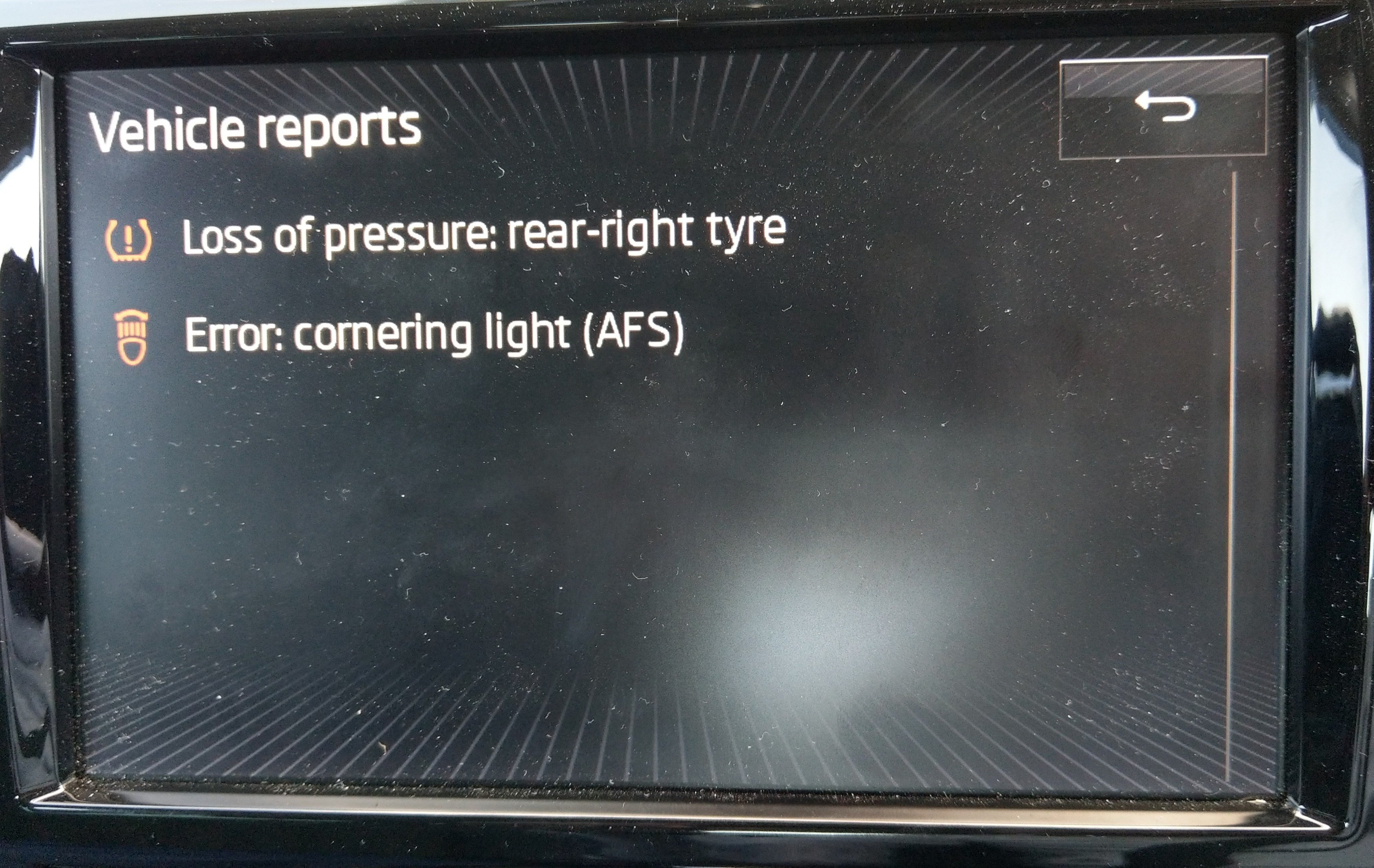 Tyre Pressure Loss Indicator Skoda Superb Mk III (2015 2023) BRISKODA