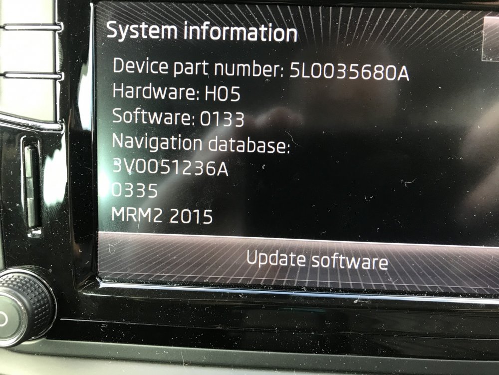 Update portal skoda