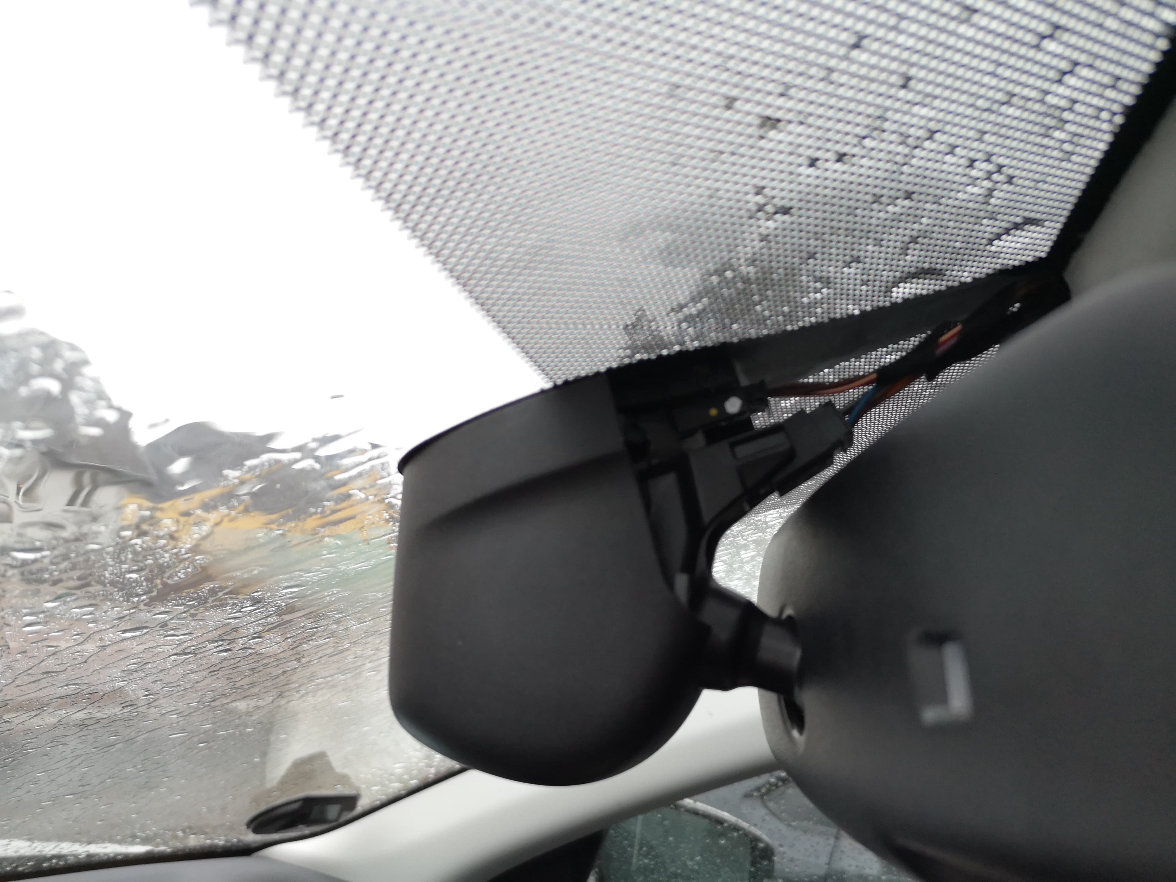 Cover for rear mirror with FLA / HBA disassembly Skoda Octavia Mk III