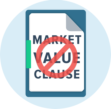 NO Market Value Clauses