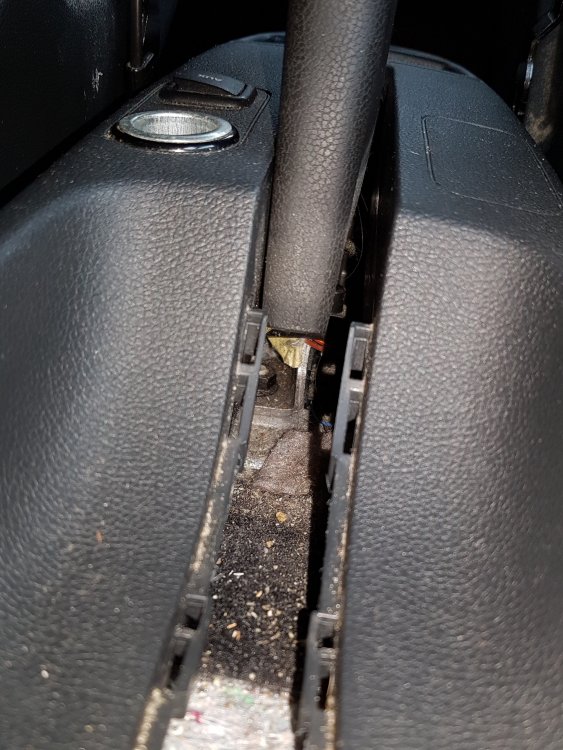 Cigarette lighter fuse blowing repeatedly when parking lever is