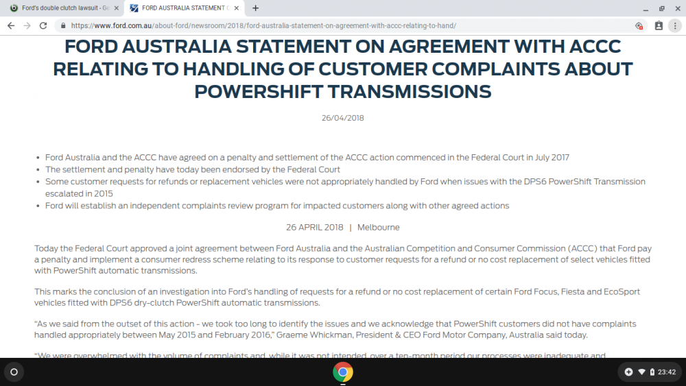 Ford’s double clutch lawsuit General Automotive Chat BRISKODA