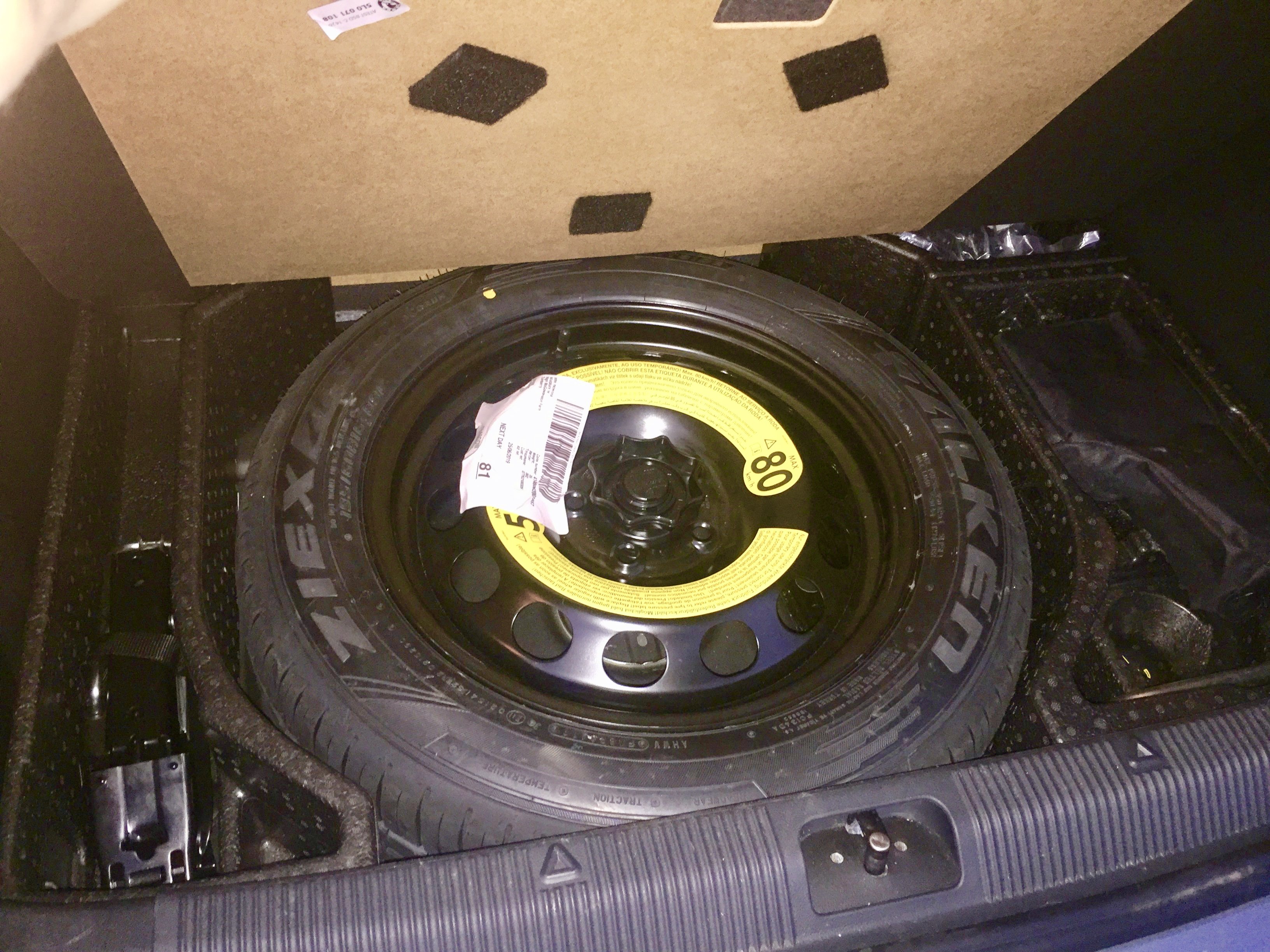 Yeti space saver spare wheel Skoda Yeti BRISKODA