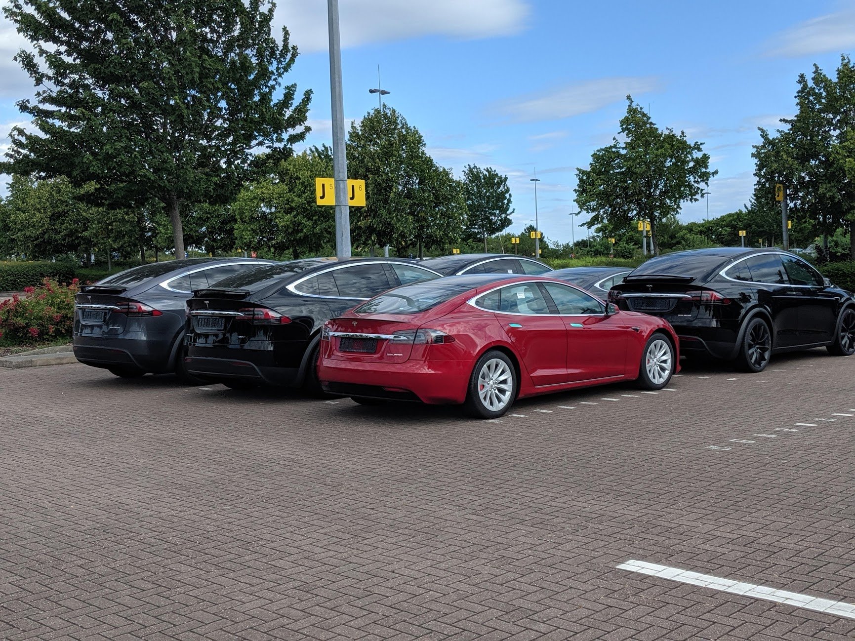 Teslas spotted in Bristol Electric Vehicles BRISKODA
