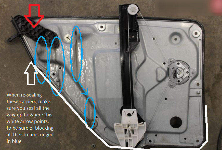 Rear Door Water Advice - Not just the usual "water leak" question