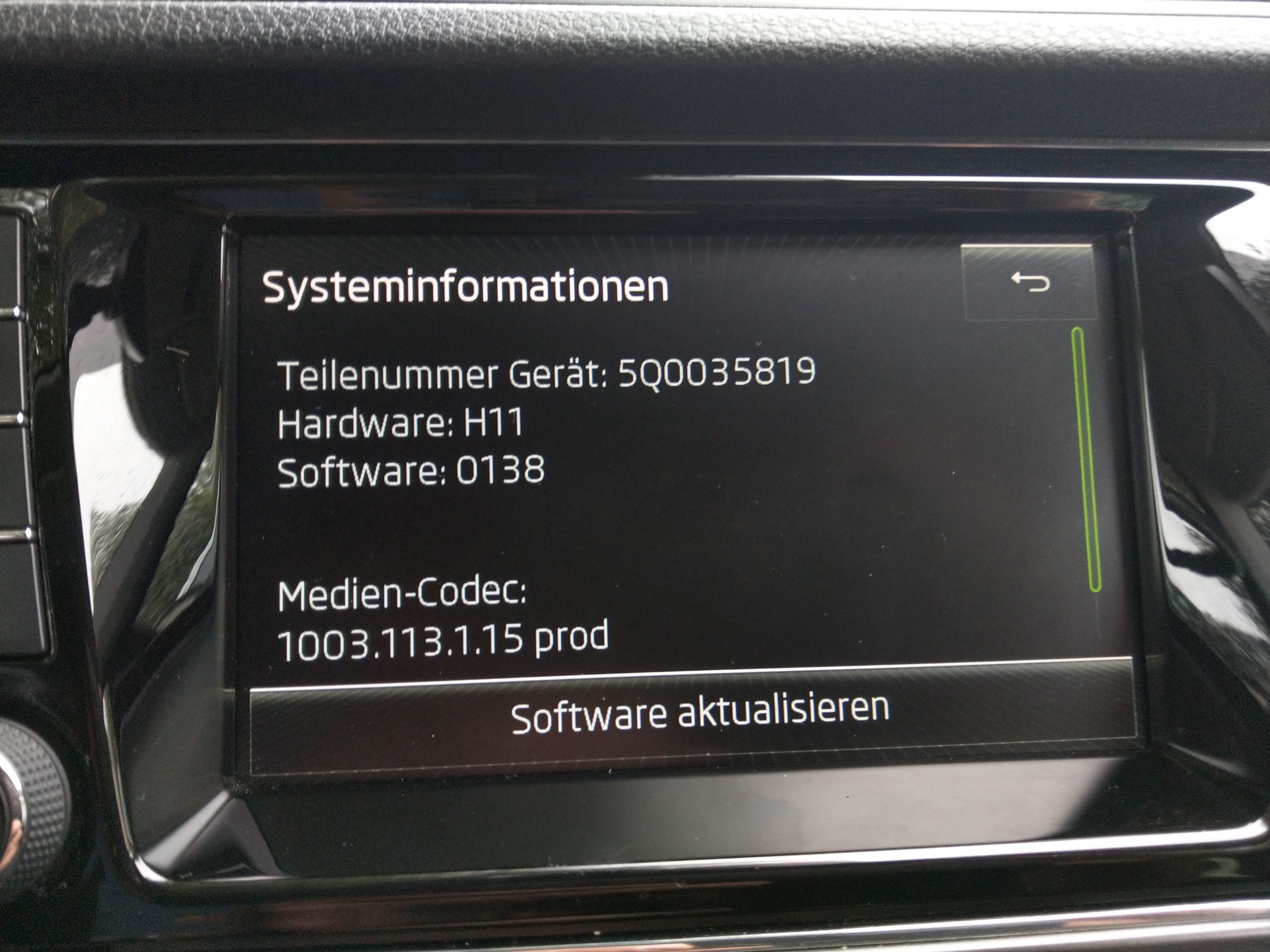 Change the 06/2015 Bolero into a newer one