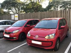 Citigo next to VW Up