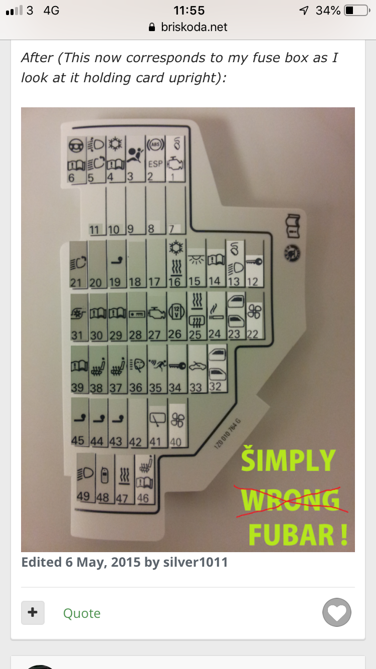 Headlight relay location Skoda Octavia Mk II (2004 2013) BRISKODA