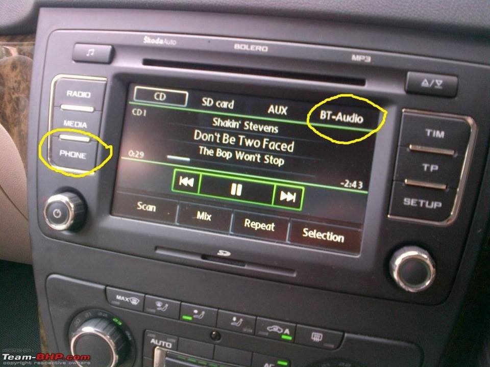 Skoda Octavia Bluetooth problem Skoda Octavia Mk II 2004 2013