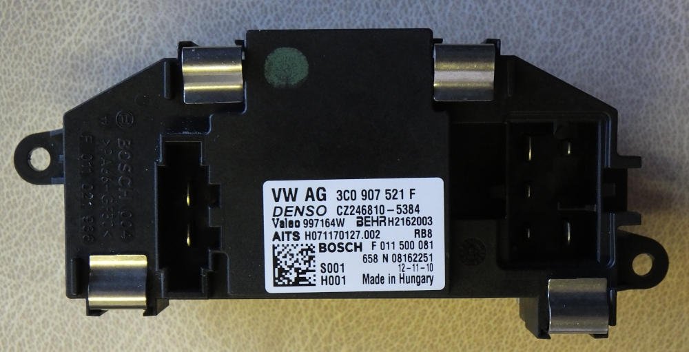 Heater Fan not working Skoda Yeti BRISKODA