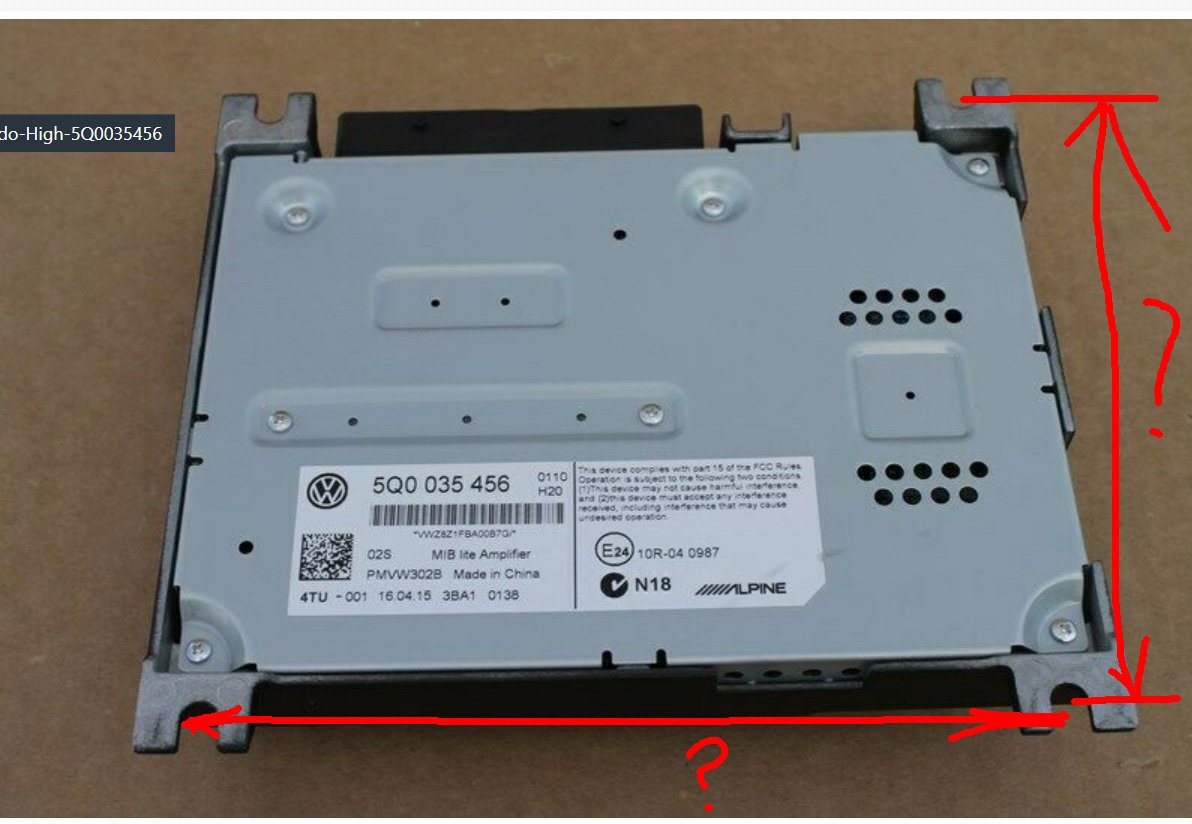 Under seat amplifier mount