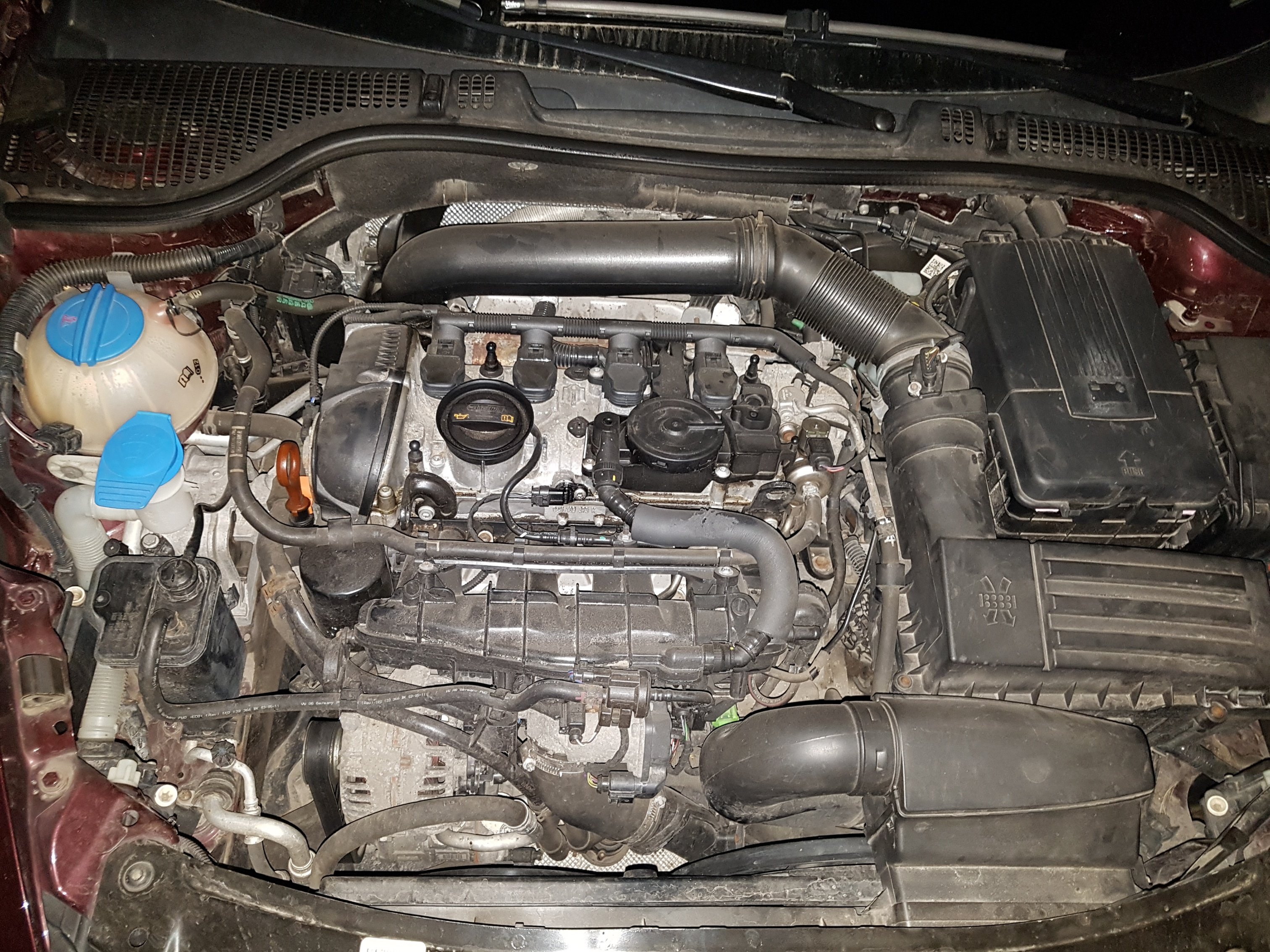 Oil leak, Skoda Octavia 1.8 118kW, 2011, manual Skoda Octavia Mk II