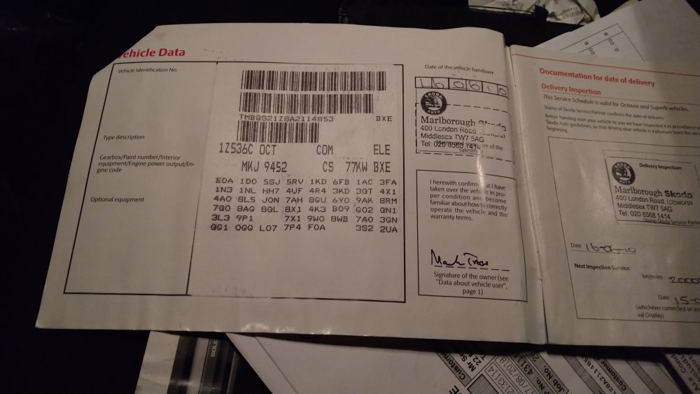 Front brake disc PR code - Skoda Octavia Mk2 (2004 - 2013) - BRISKODA