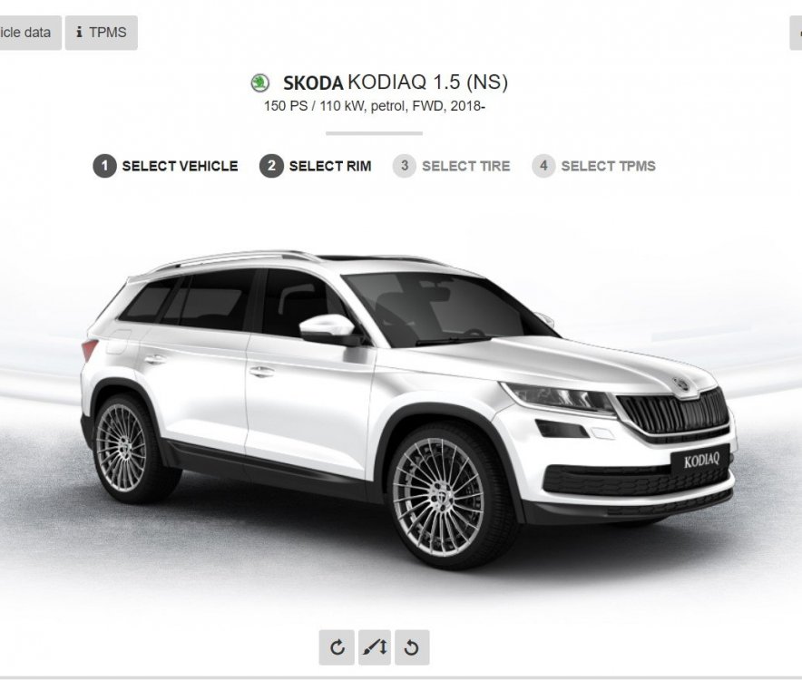 Replacement alloy wheels for Kodiaq Skoda Kodiaq MKI (20172023
