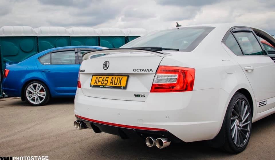 TDI VRS Exhaust tips Skoda Octavia Mk III 2013 2020 BRISKODA