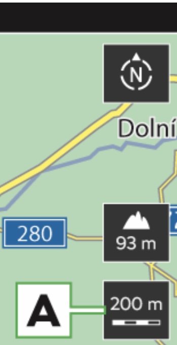 SAT Nav arrow does not face direction of travel
