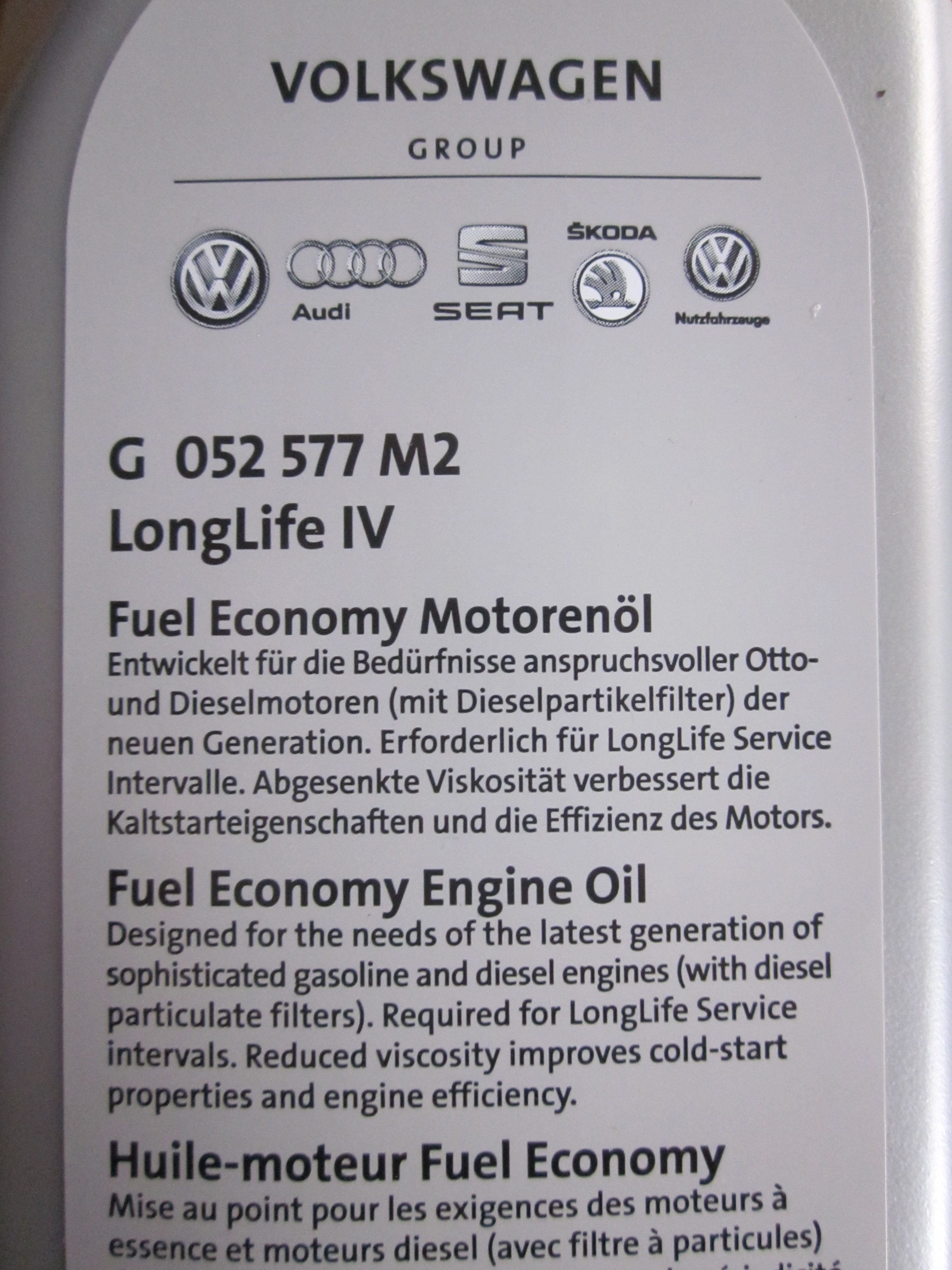 Service oil skoda