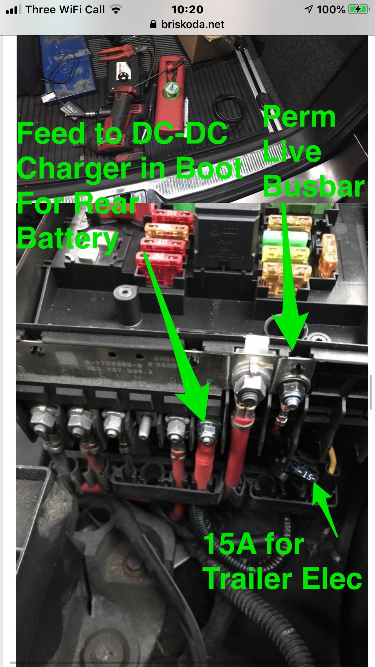 Towbar wiring, not the usual question. - Skoda Superb Mk II - BRISKODA