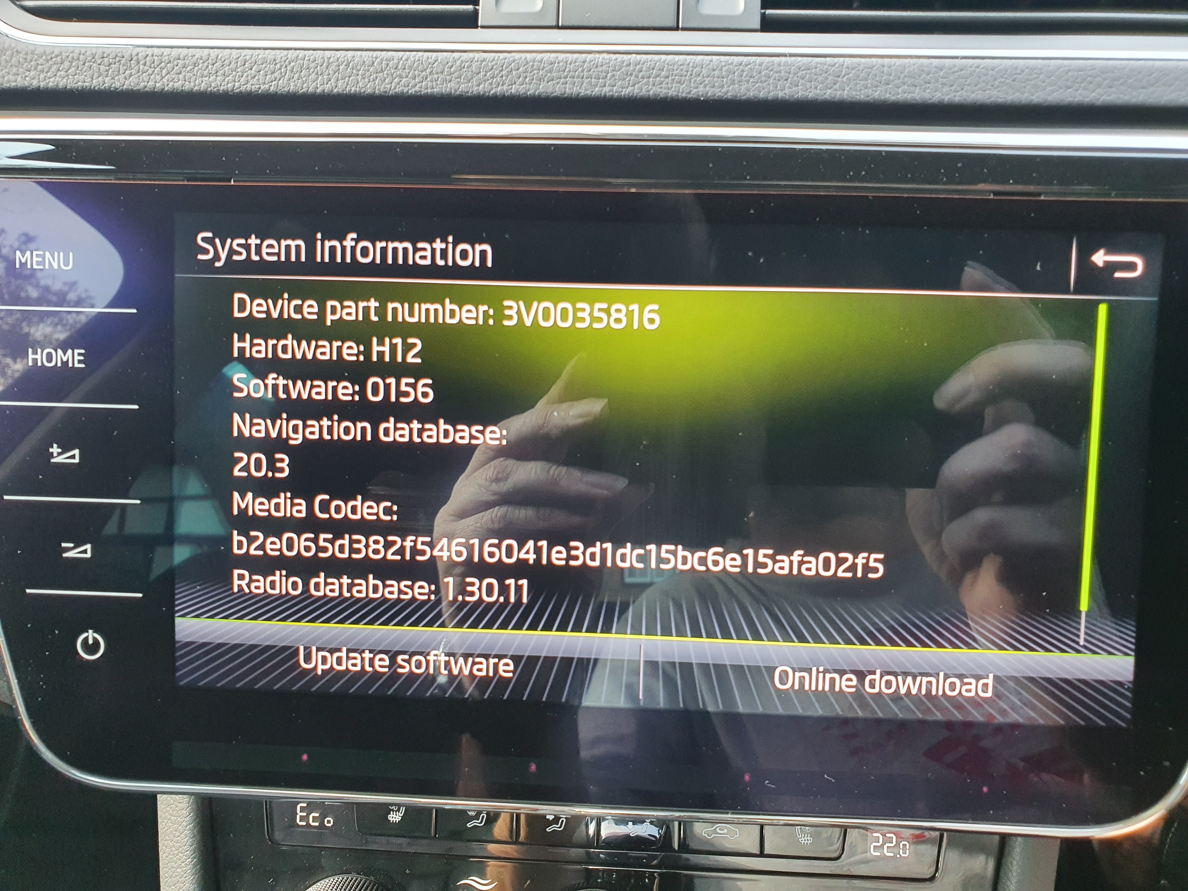 Update portal skoda