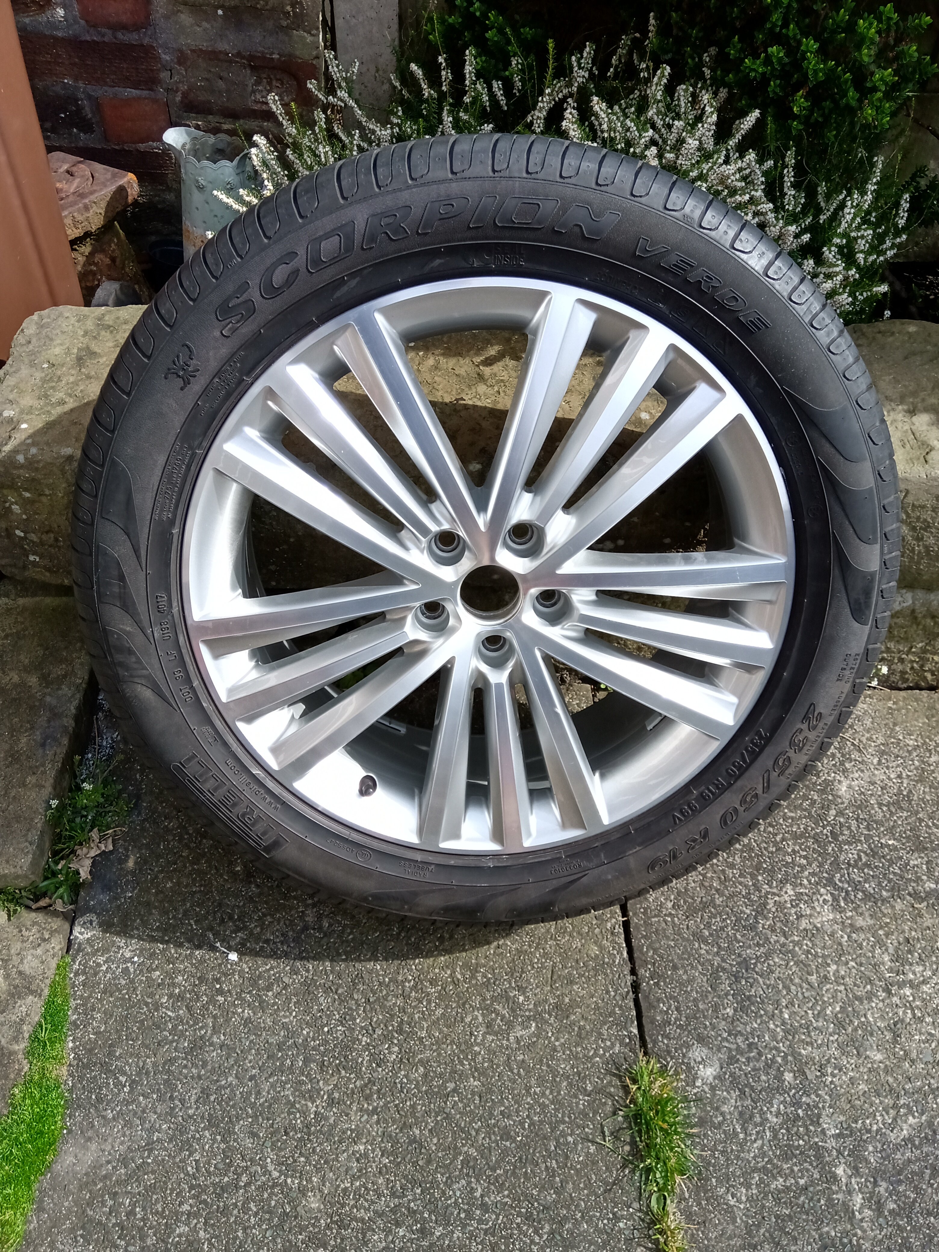 Cheap full size spare wheel to pair with 20 inch vRS wheels Skoda