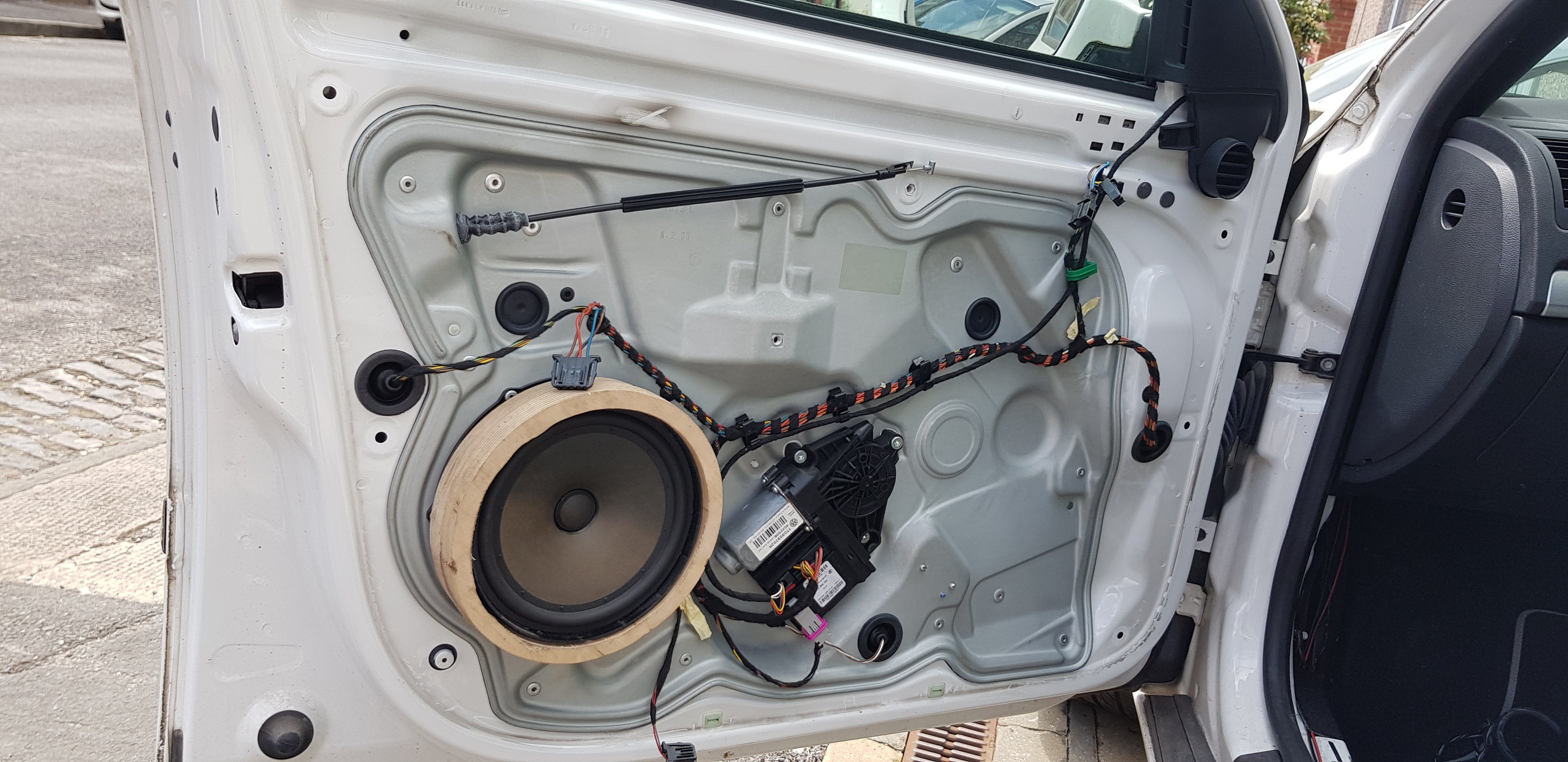 8"/20cm front door speakers