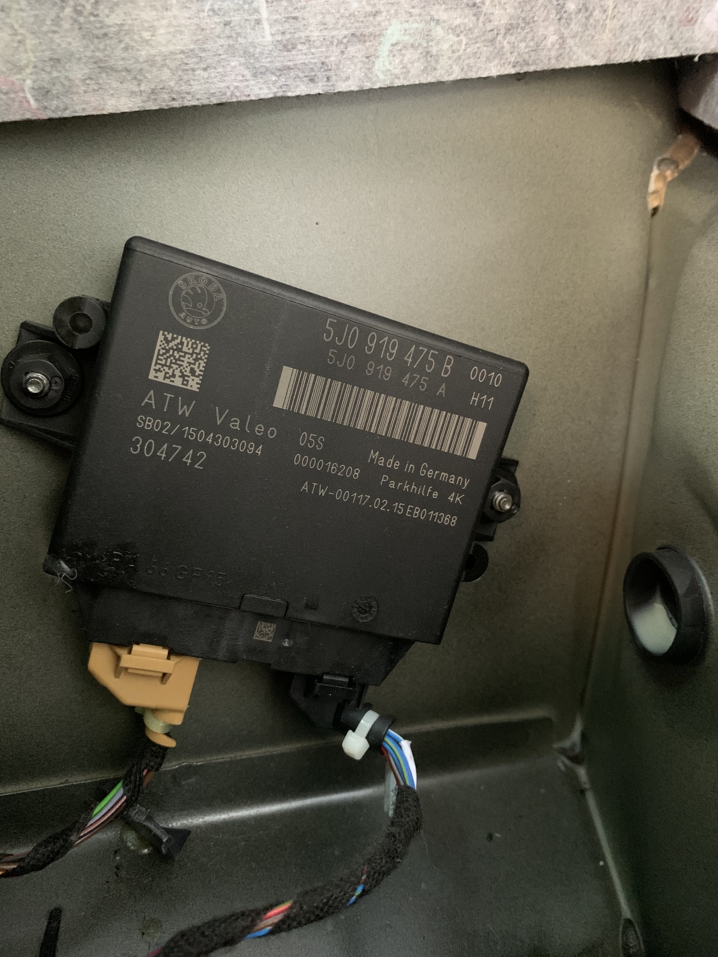 skoda superb parking sensors Skoda Superb Mk III (2015 2023) BRISKODA