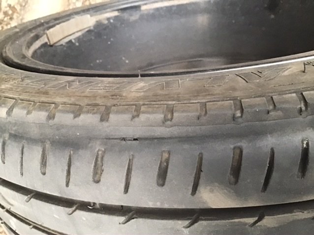 Never seen tyre wear like this before.