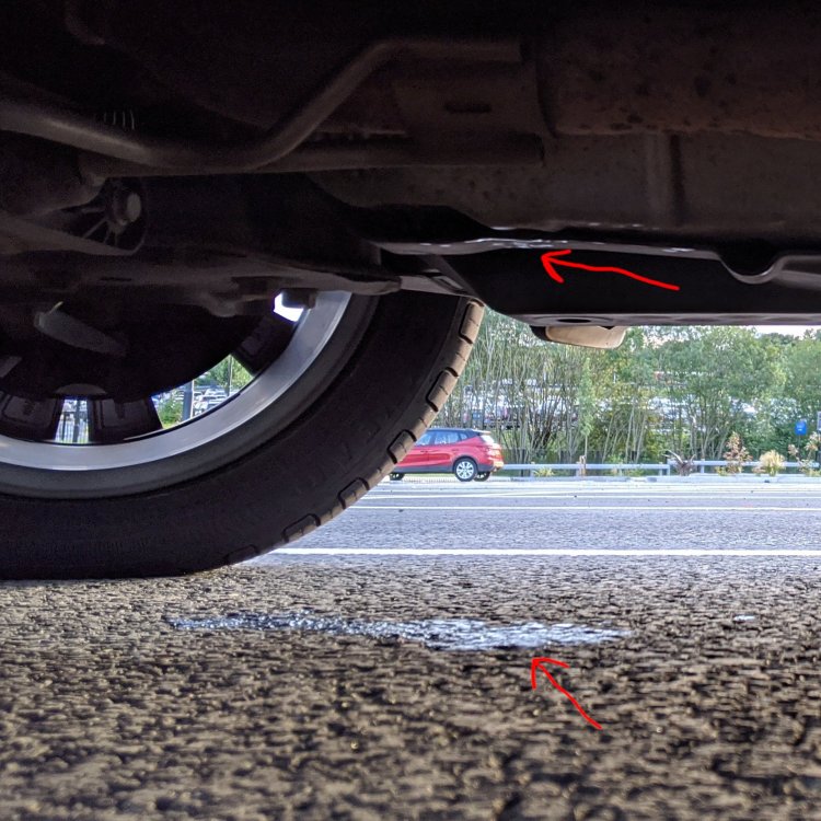 Water under car is this sunroof drain water? Skoda Yeti BRISKODA
