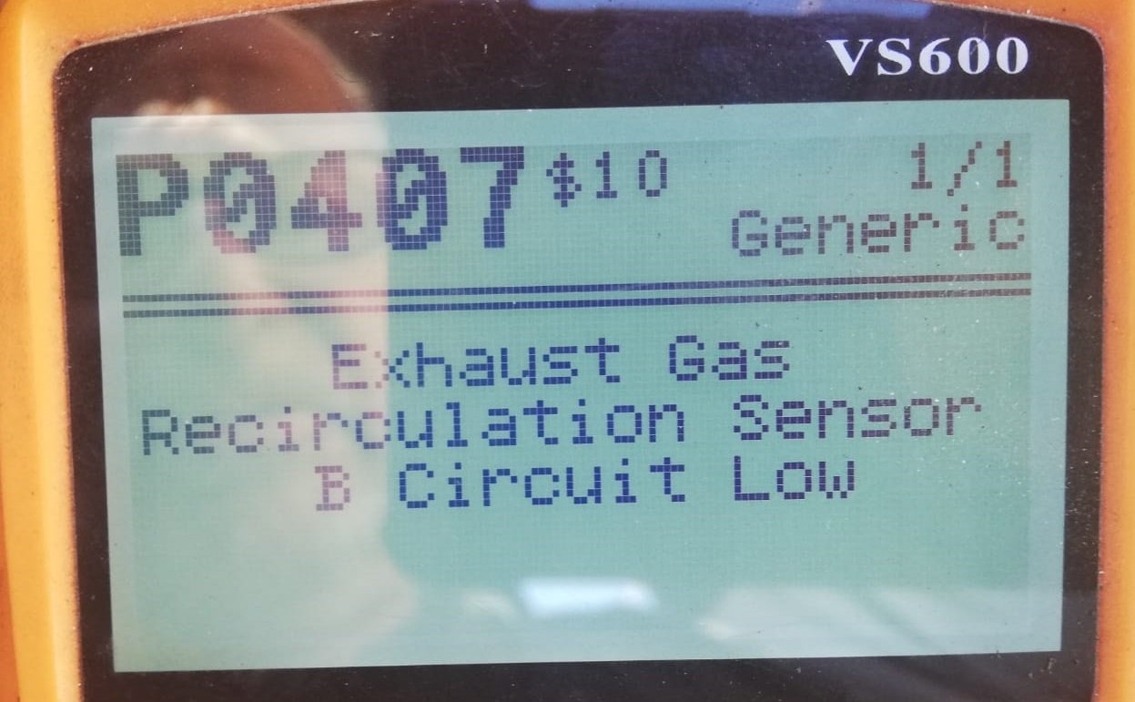 skoda - 1.2 engine - missing at low revs - po407 code