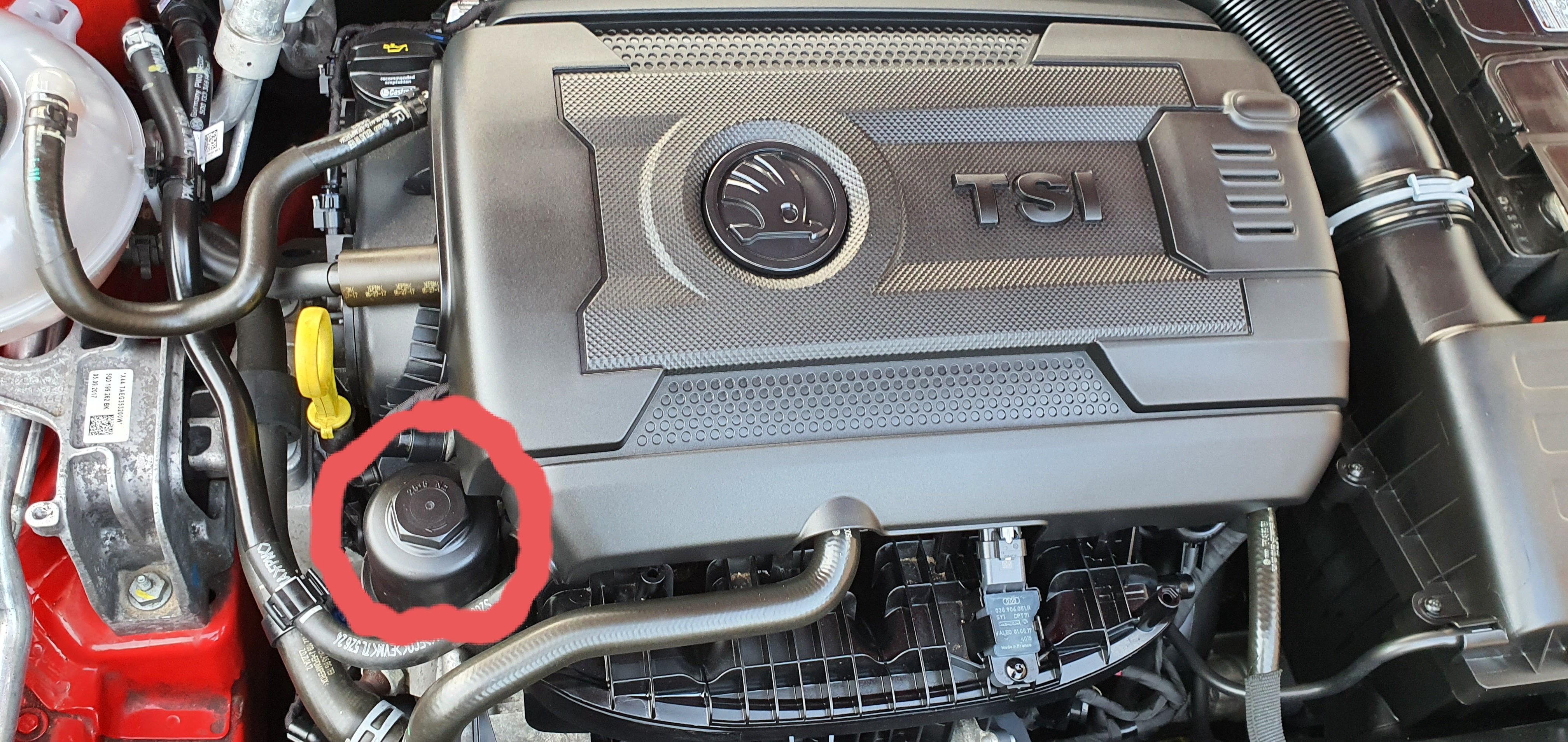 Oil Change on 2017 Skoda Octavia VRS TSI 2.0 230bhp Skoda Octavia Mk