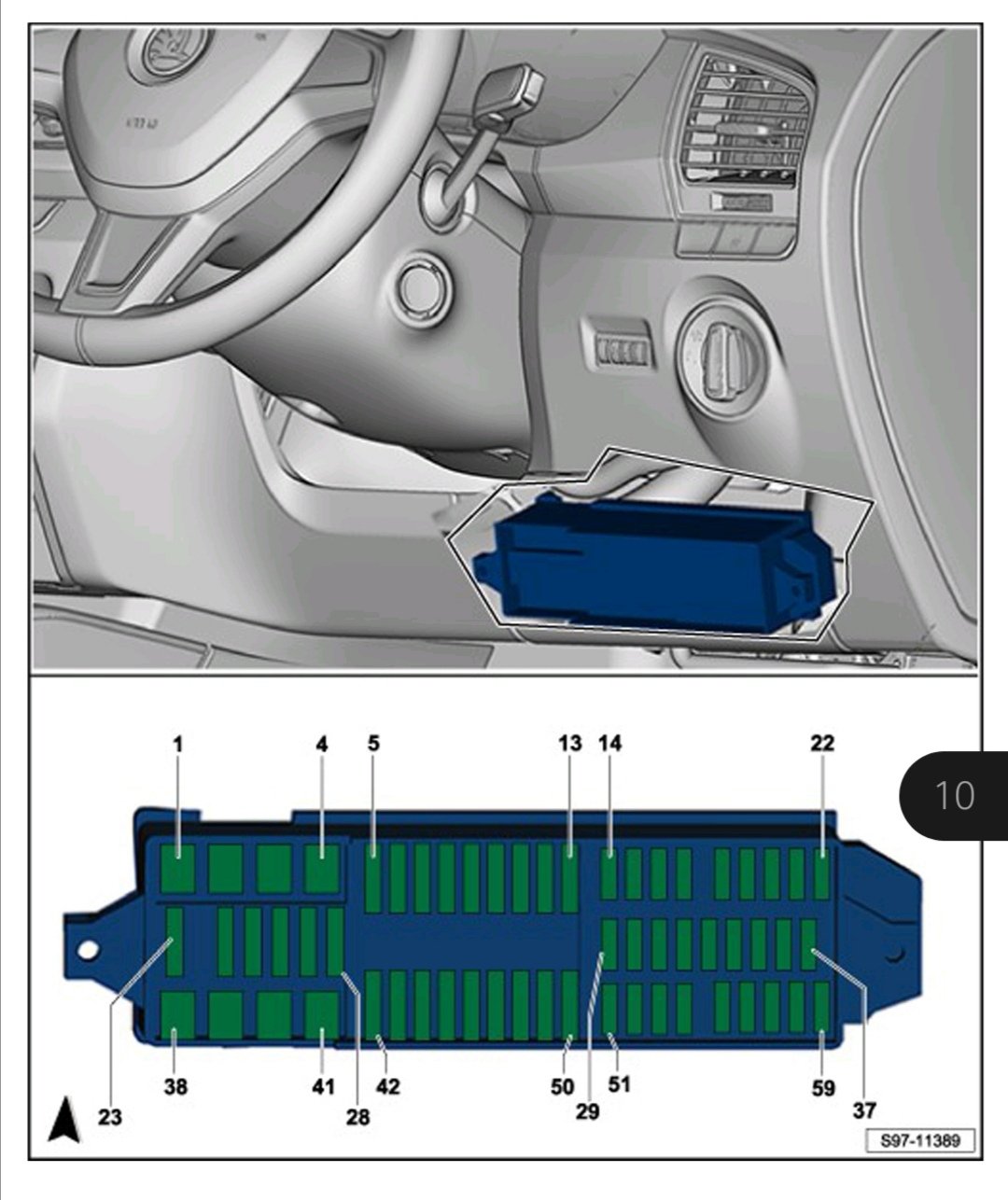 Skoda Fabia Mk3 REAR Parking Sensor *retrofit* Skoda Fabia Mk III