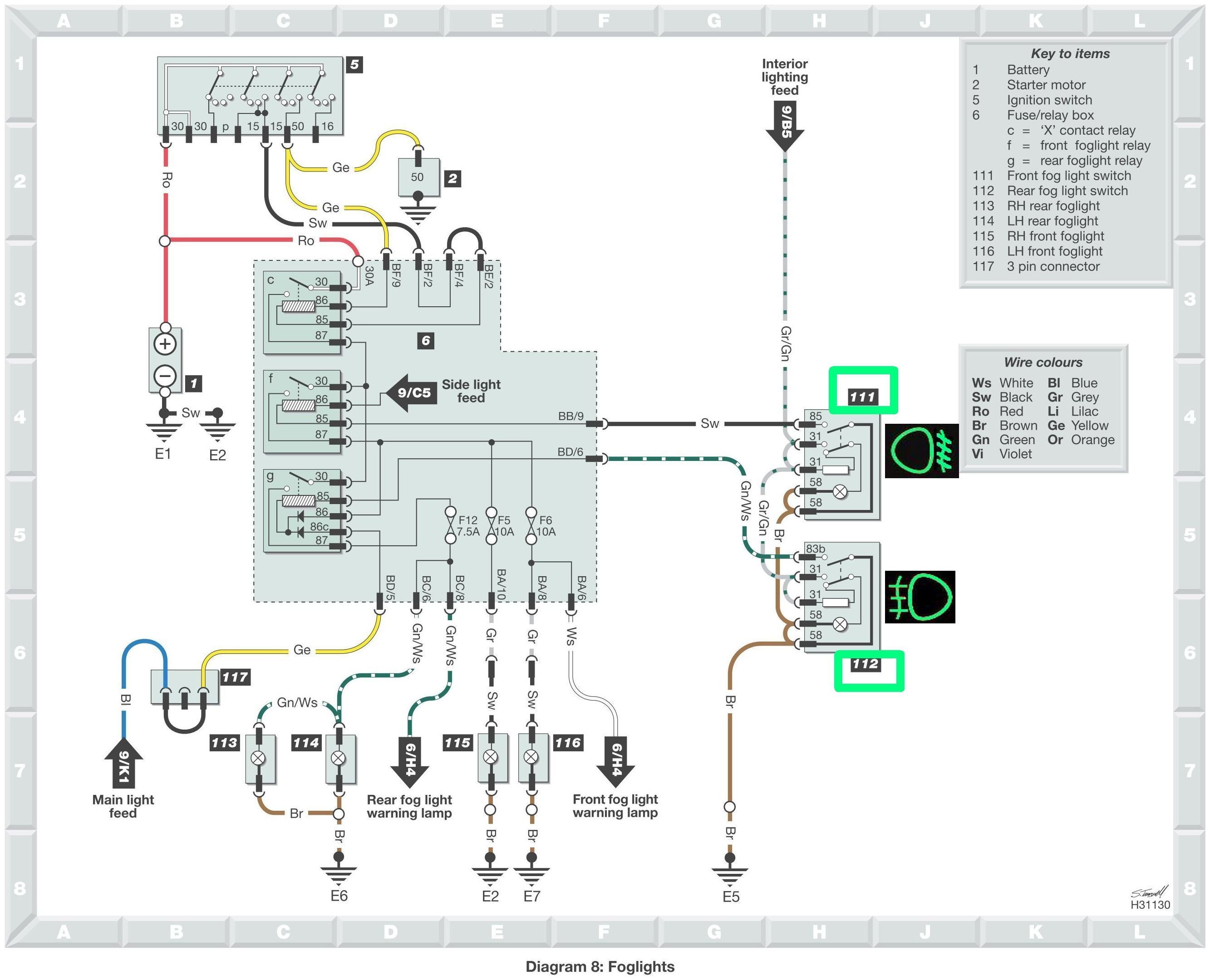 Rear window demister switch light bulb replacement Skoda Favorit