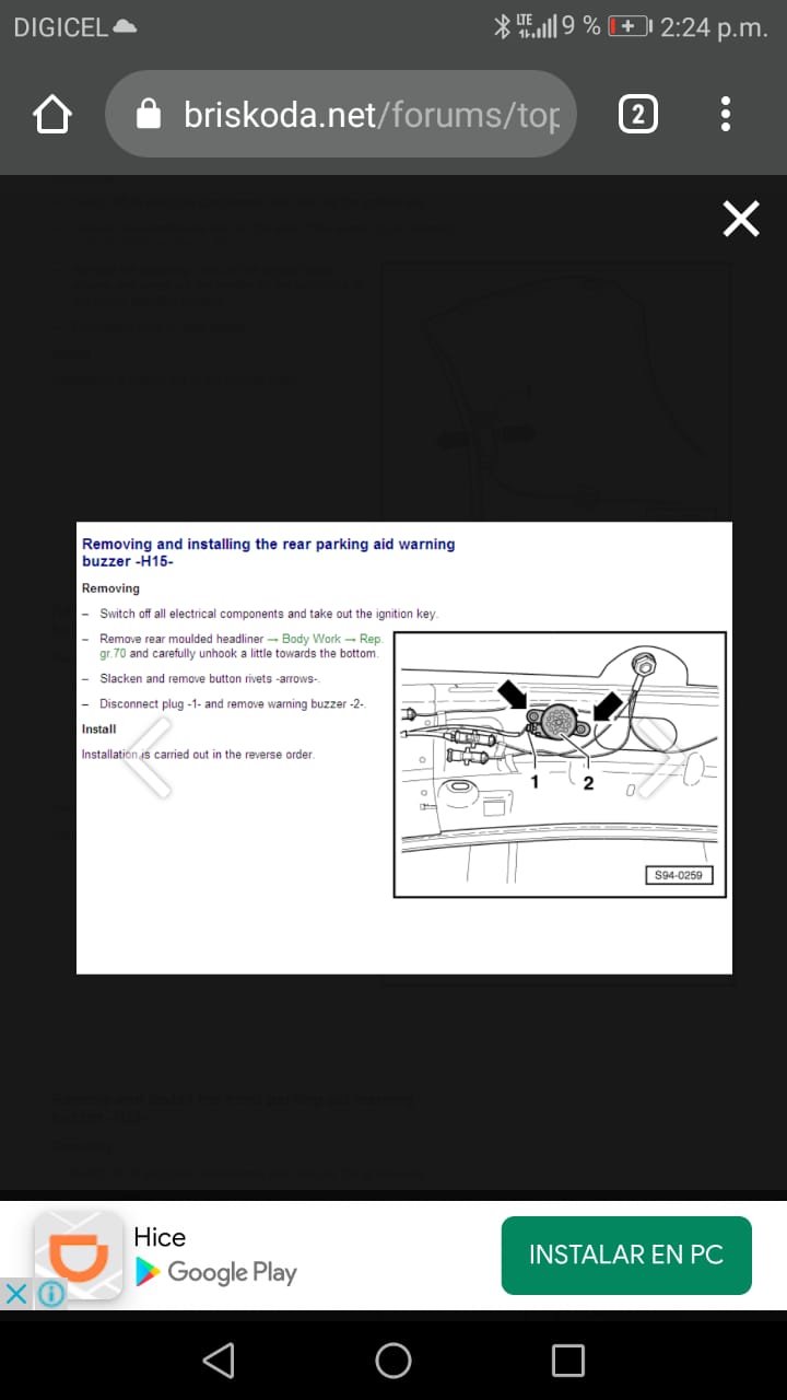 Parking Aid Error