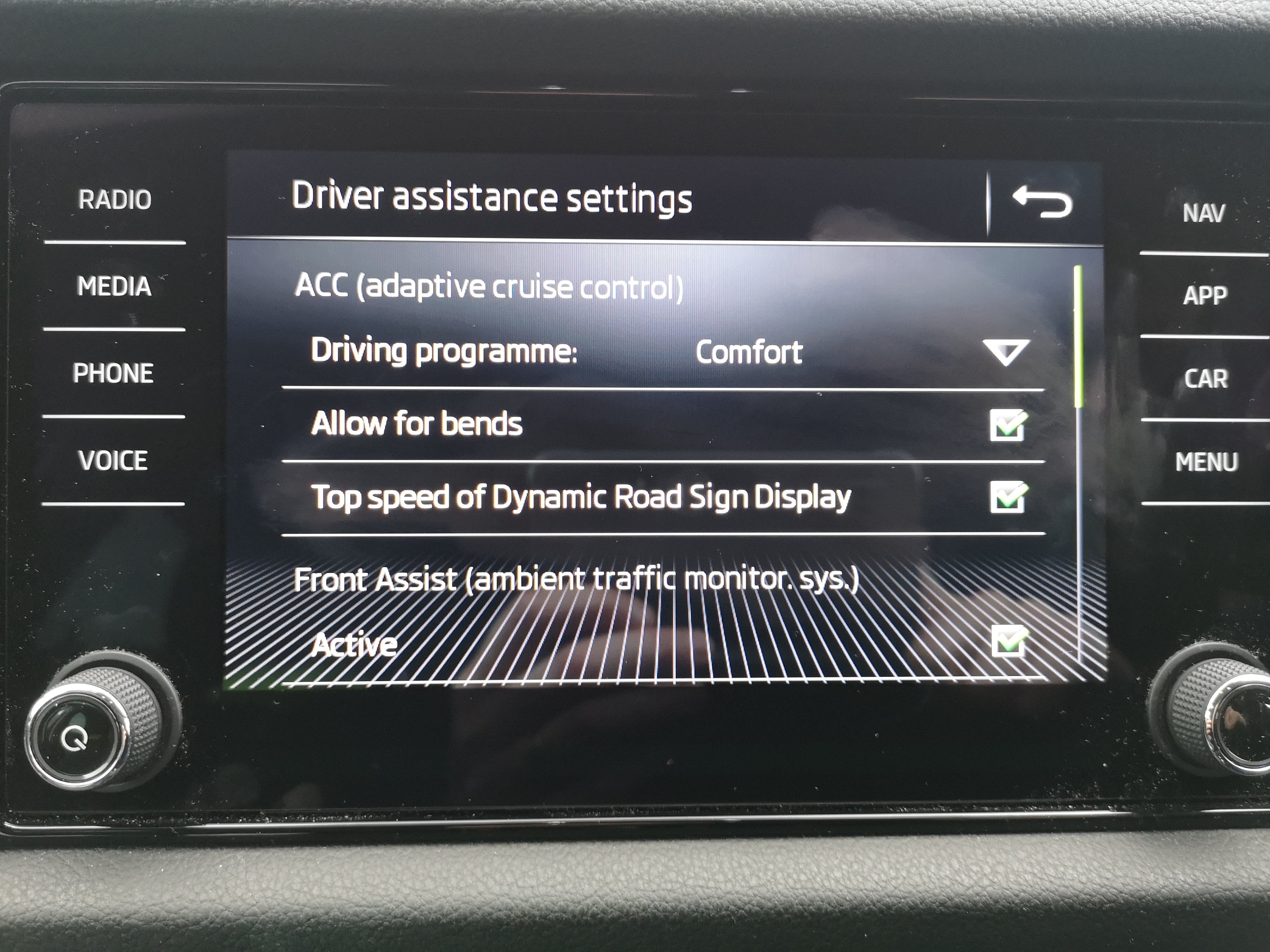 Predictive Cruise Control Retrofit Skoda Kodiaq BRISKODA
