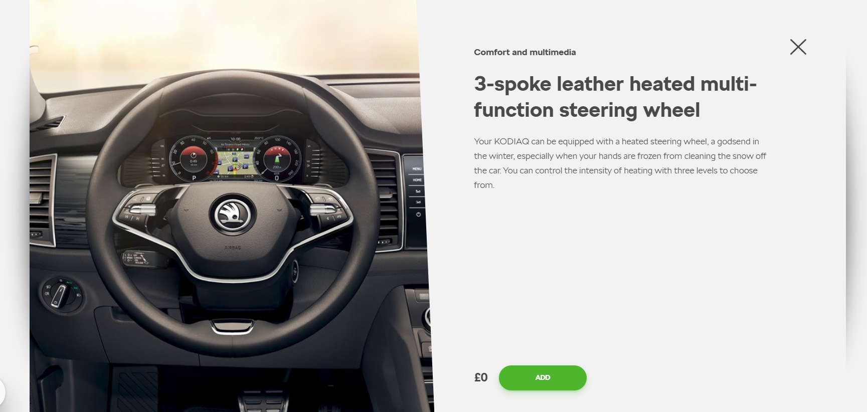 Can't activate my heated steering wheel ! Skoda Kodiaq MKI (20172023