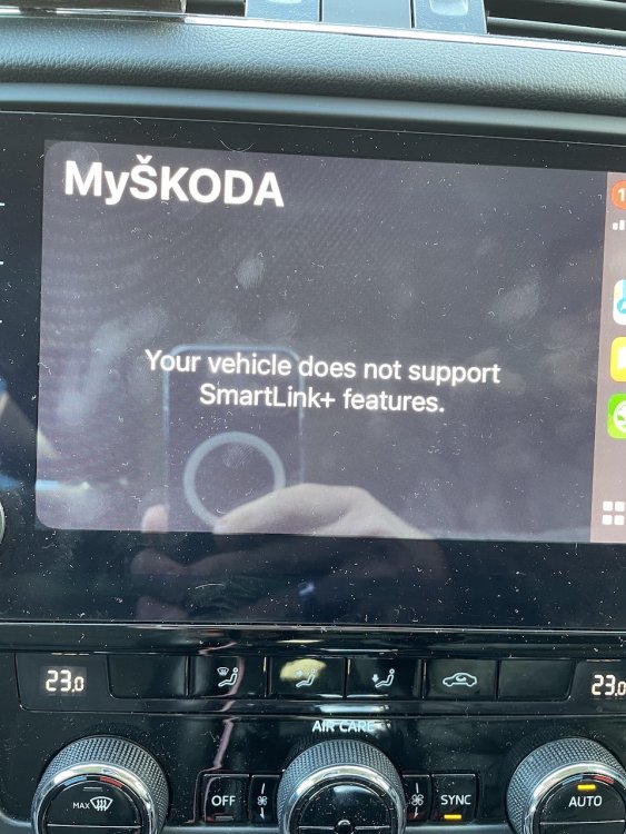Skoda App in CarPlay not working Skoda Octavia Mk III (2013 2020) BRISKODA