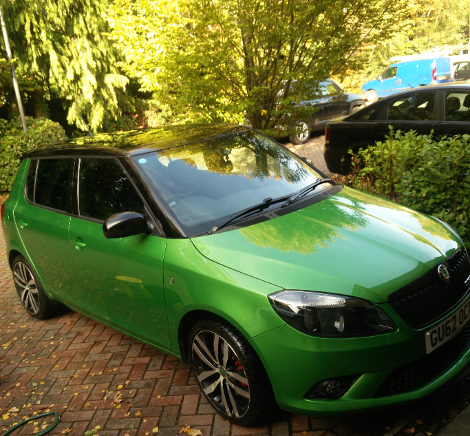 Paint Code for the MK2 VRS rallye Green Roof Skoda Fabia Mk II (20072014) BRISKODA