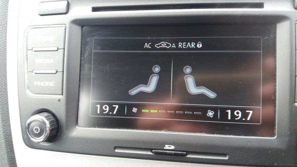 Climatronic skoda octavia tour