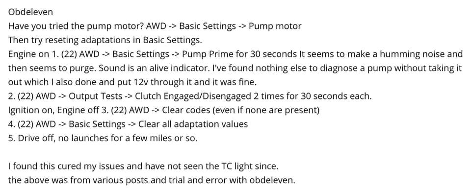 How to change the oil on a Haldex 5th Gen.