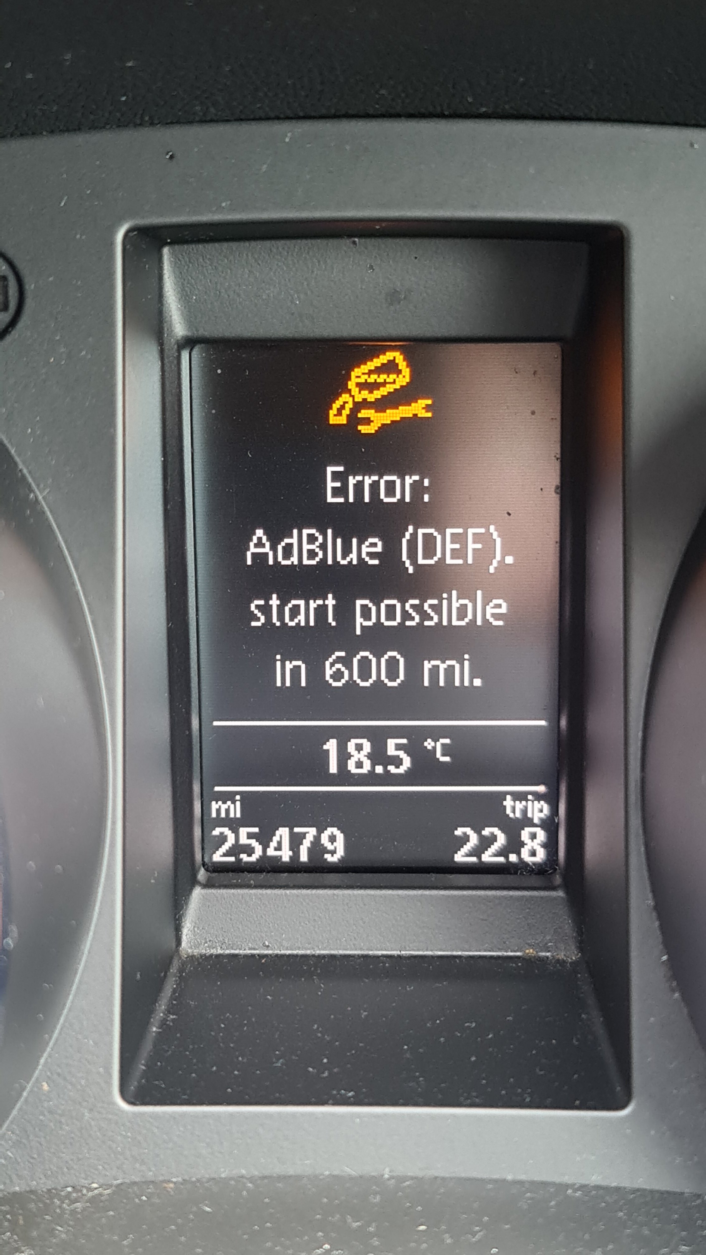 Adblue Error Skoda Yeti BRISKODA
