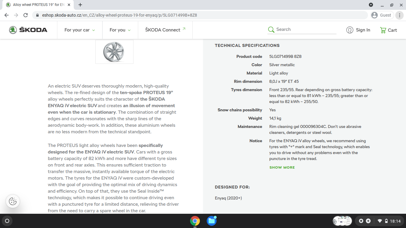 Skoda Roomster - Specs of rims, tires, PCD, offset for each year and  generation