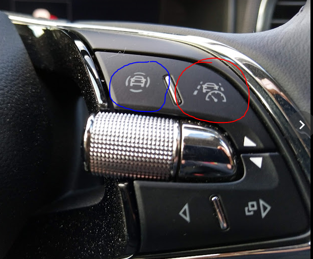 Travel Assist Steering Wheel button Skoda Octavia Mk4 2020 BRISKODA