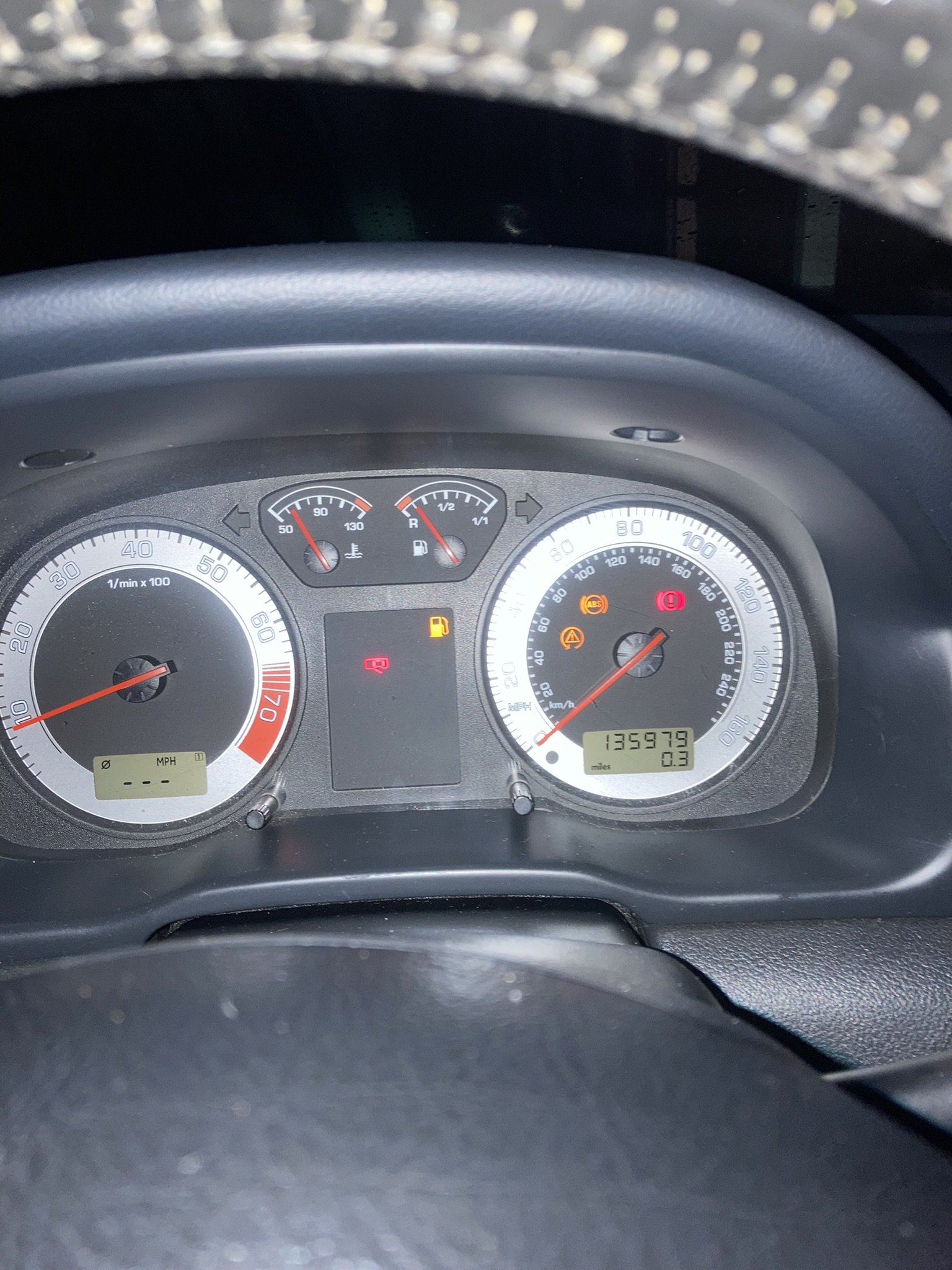 Warning light Skoda Octavia Mk I (19962004) BRISKODA