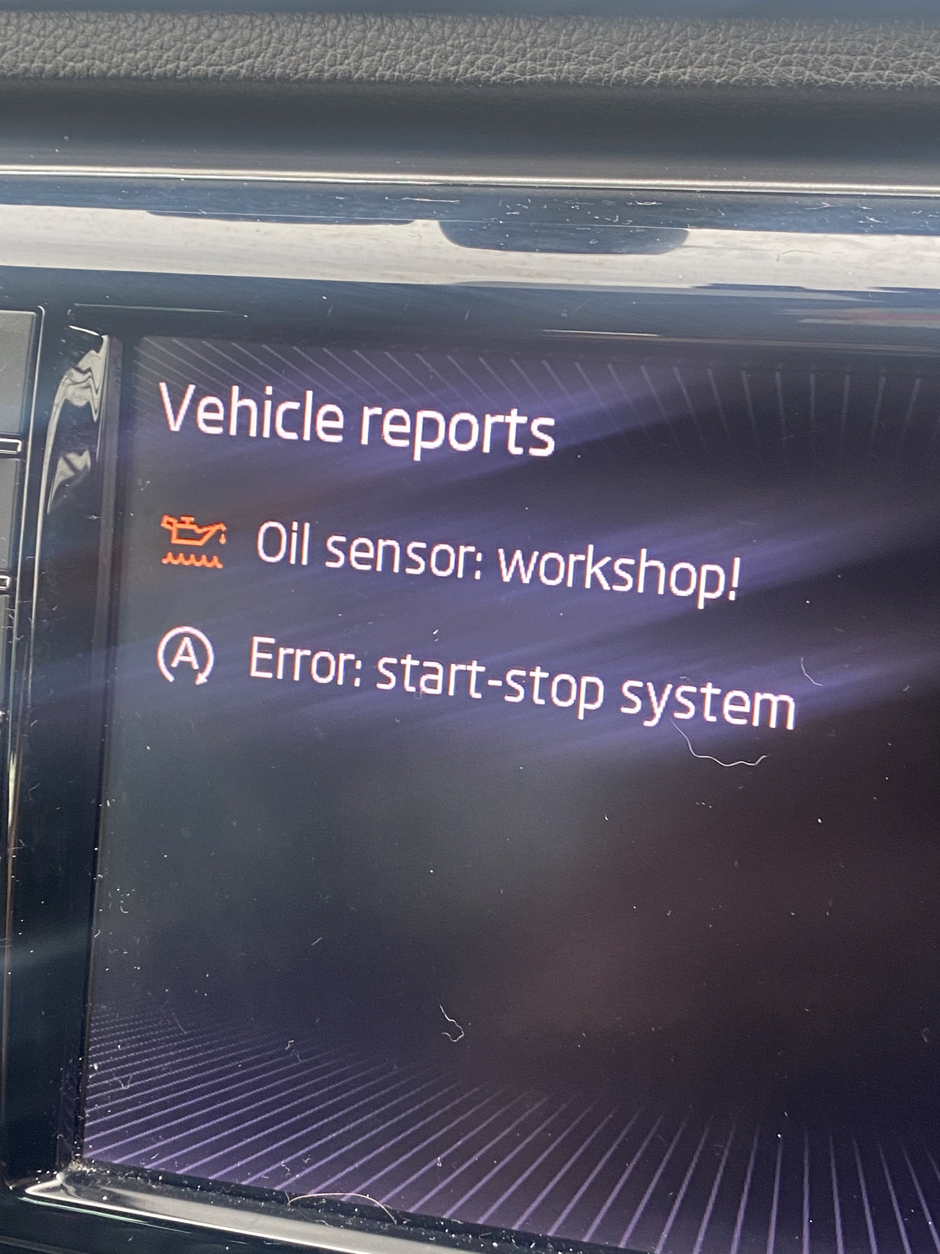 Sump gasket leaking into fuel pressure sensor blowing fuse 4 Skoda