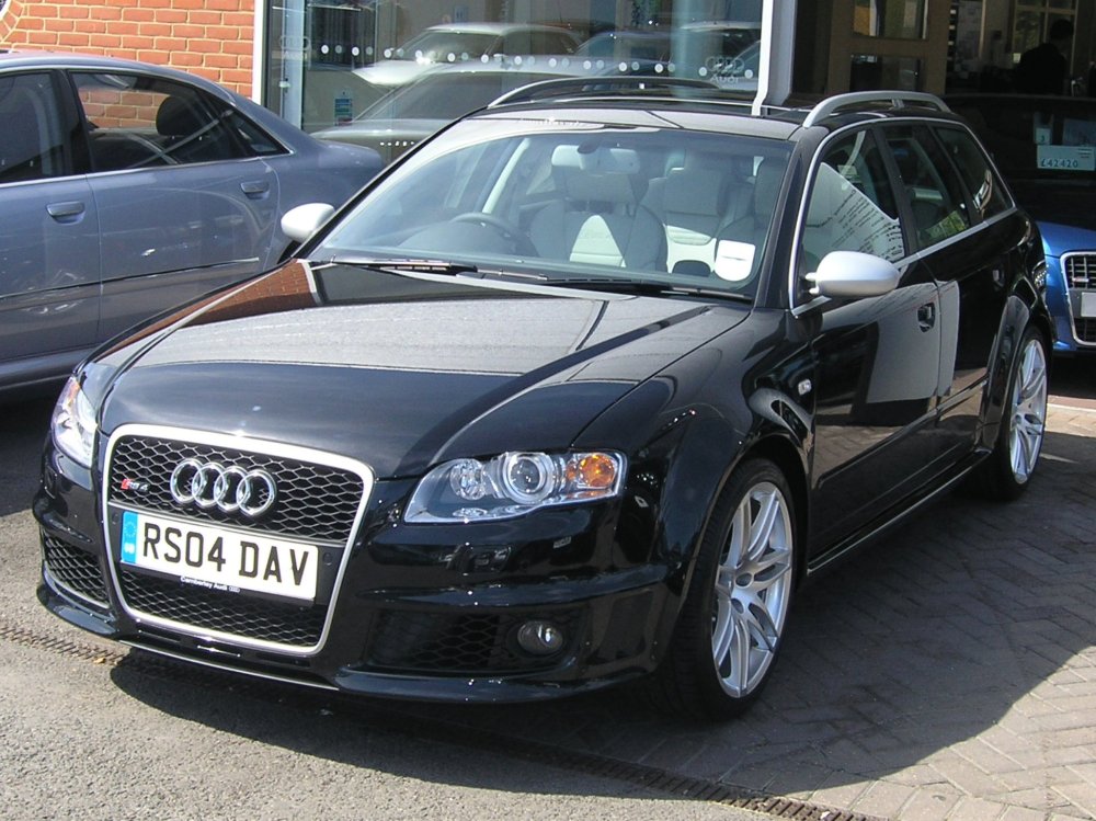 Black RS4 at Whites.jpg